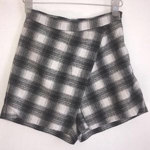Plaid skort